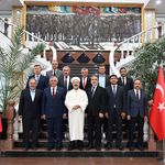 Başkan Erbaş, Manas Üniversitesi'ni ziyaret etti