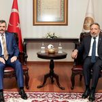 İçişleri Bakanı Çiftçi, Diyanet İşleri Başkanı Arpaguş'u ziyaret etti
