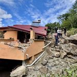 Trabzon'da heyelan