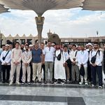 Umre ödüllü gençler Medine-i Münevvere’de
