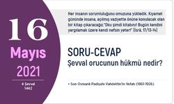 Şevval orucunun hükmü nedir? Şevval orucunun hükmü nedir?