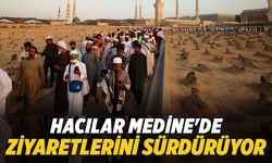 Hacılar Medine'de ziyaretlerini sürdürüyor