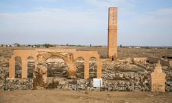 Harran'da 8 asırlık medresenin avlu, kuyu ve platformu bulundu