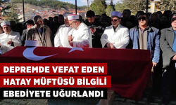 Depremde vefat eden Hatay Müftüsü Bilgili, ebediyete uğurlandı