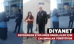 Diyanet, depremden etkilenen engelliler için çalışmalar yürütüyor