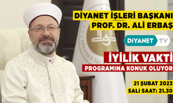 Diyanet İşleri Başkanı Erbaş, Diyanet TV’ye konuk oluyor