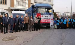 "İyilik Tırları" Kocasinan'dan depremzedeler için yola çıktı