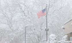 New York'ta kar yağışı