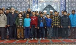 Kırklareli'nde cami derslerine devam eden çocuklar ödüllendirildi