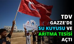 Gazze'de Türkiye Diyanet Vakfı desteğiyle su kuyusu ve arıtma tesisi açıldı
