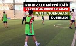Müftülük "Yaz Kur'an Kursları Arası Futbol Turnuvası" düzenledi
