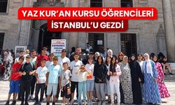 Yaz Kur’an kursu öğrencileri İstanbul’u gezdi