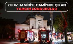 Yıldız Hamidiye Camii’nde çıkan yangın söndürüldü