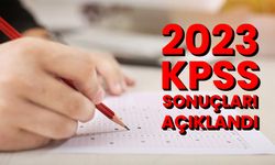 2023-KPSS sonuçları açıklandı