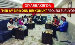 Diyarbakır’da "Her Ay Bir Konu Bir Konuk" projesi sürüyor