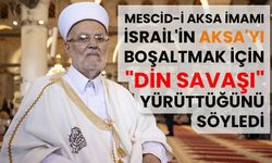 Mescid-i Aksa İmamı, İsrail'in Aksa'yı boşaltmak için "din savaşı" yürüttüğünü söyledi
