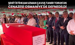 Şehit İstihkam Uzman Çavuş Taner Torun'un cenazesi Osmaniye'de defnedildi