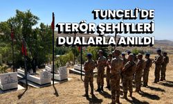 Tunceli'de terör şehitleri dualarla anıldı