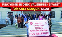 Türkiye'nin en genç valisinin ilk ziyareti 'Diyanet Gençlik' oldu