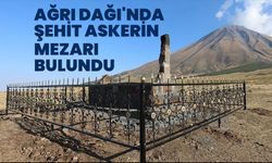 Ağrı Dağı'nda şehit askerin mezarı bulundu