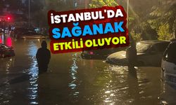 İstanbul'un bazı bölgelerinde sağanak etkili oluyor