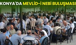 Konya'da Mevlid-i Nebi buluşması