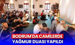 Bodrum'da Cuma namazı sonrası camilerde yağmur duası yapıldı