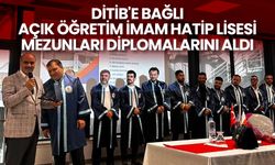 DİTİB'e bağlı açık öğretim imam hatip lisesi mezunları diplomalarını aldı