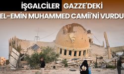 İşgalciler, Gazze'deki El-Emin Muhammed Camii'ni vurdu