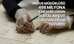 Nüfus Müdürlüğü, 498 milyona yakın belgenin dijital arşive aktarıldığını duyurdu