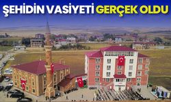 Bitlis'te şehidin vasiyeti üzerine yaptırılan cami ve Kur'an kursu dualarla açıldı