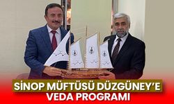 Sinop Müftüsü Düzgüney’e veda programı