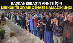 Başkan Erbaş'ın annesi için Kerkük'te gıyabi cenaze namazı kılındı