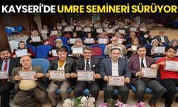Kayseri'de umre semineri sürüyor