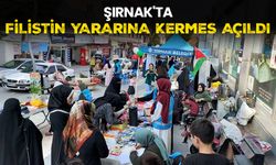 Şırnak'ta Filistin yararına kermes açıldı