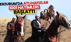 Erzurum'da atlı hafızlar 1001 Hatim okumalarını başlattı