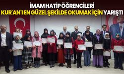 İmam Hatip öğrencileri Kur'an'ı en güzel şekilde okumak için yarıştı