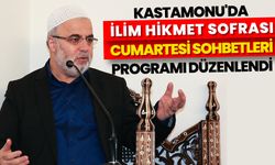 Kastamonu'da "İlim Hikmet Sofrası Cumartesi Sohbetleri" programı düzenlendi