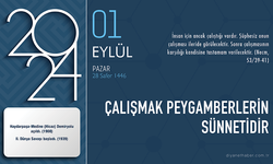 Çalışmak peygamberlerin sünnetidir