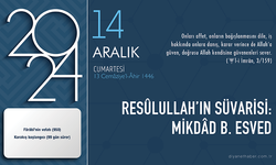 Resûlullah’ın süvarisi: Mikdâd b. Esved