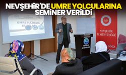Nevşehir'de umre yolcularına seminer verildi