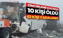 Kuzey Marmara Otoyolu'nda zincirleme kazada 10 kişi öldü, 61 kişi yaralandı
