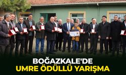 Boğazkale'de umre ödüllü yarışma