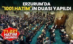Erzurum'da "1001 Hatim" tamamlanarak duası yapıldı