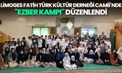 Limoges Fatih Türk Kültür Derneği Camii'nde "Ezber Kampı" düzenlendi