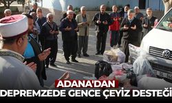 Adana'dan depremzede gence çeyiz desteği