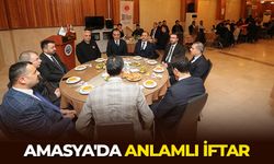 Amasya'da anlamlı iftar