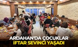 Ardahan'da çocuklar iftar sevinci yaşadı