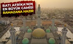 Batı Afrika'nın en büyük camisi ramazana hazır