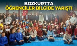 Bozkurt'ta öğrenciler bilgide yarıştı